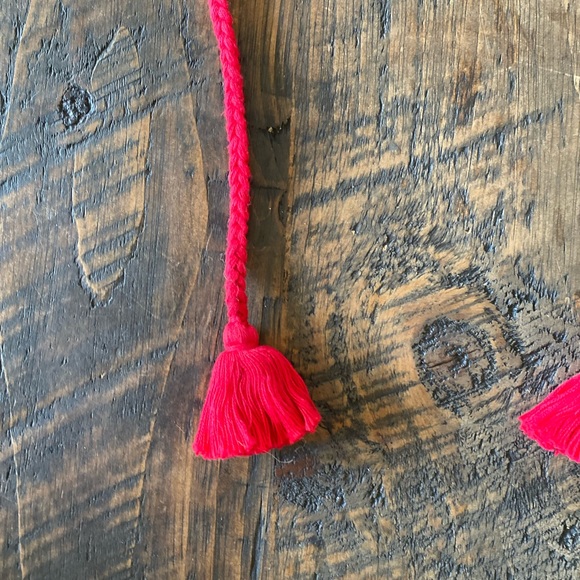 3/$15 🥳Hartstrings Winter Snowflake Knit Beanie w/ Earflap and Pom Balls - Picture 3 of 7